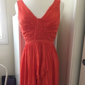 Pretty orange dress